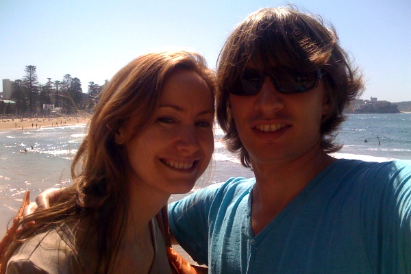 amyandmeatmanlybeachonafauxsummersday